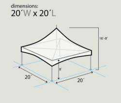 528691492 1315136826885603 1960782104743319019 n 1755406047 20' x 20' Premium High Peak Frame Party Tent - White